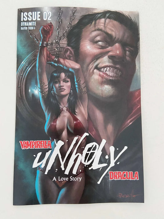 VAMPIRELLA DRACULA UNHOLY #2 NM Lucio Parrillo Cover