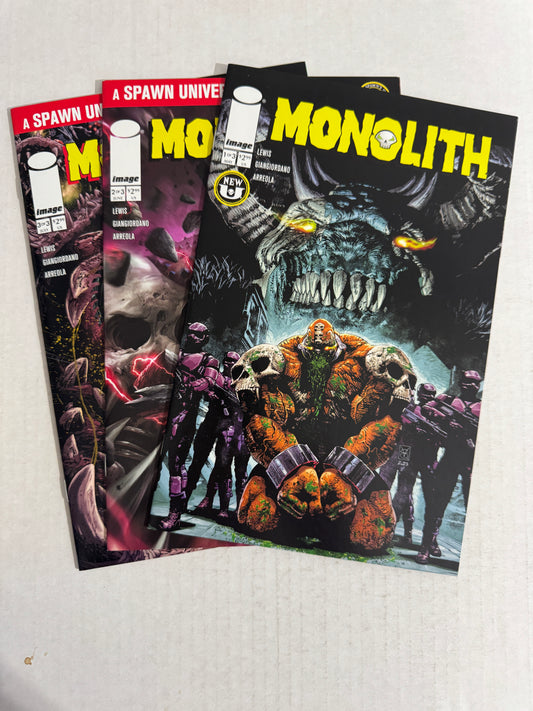 Spawn Universe MONOLITH #1-3 NM SET