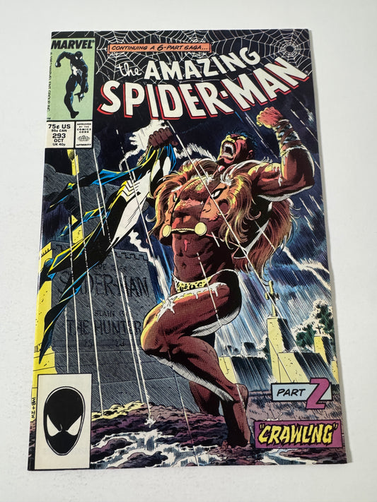 AMAZING SPIDER-MAN #293 NM Mike Zeck Cover