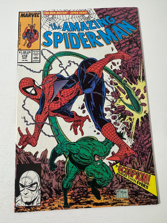 AMAZING SPIDER-MAN #318 VF/NM Todd McFarlane Cover