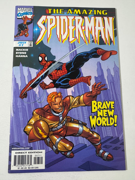 AMAZING SPIDER-MAN #7 Vol 2 NM- W/ Card Insert