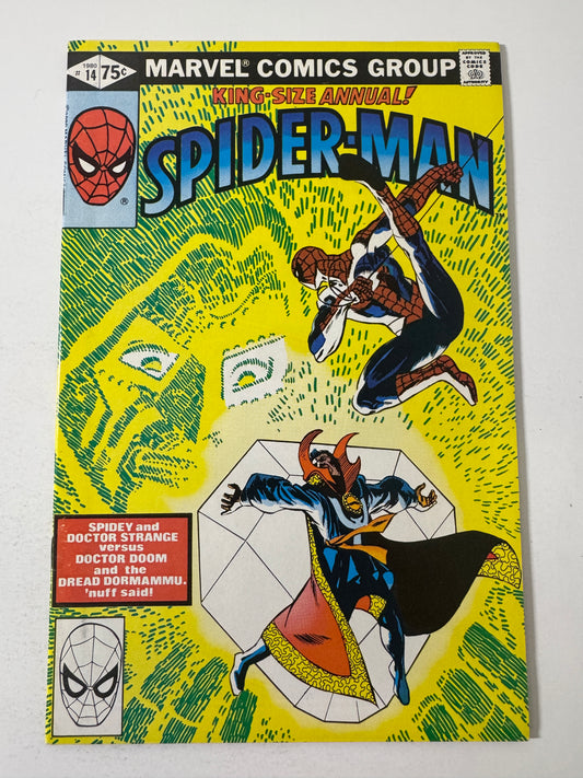 AMAZING SPIDER-MAN ANNUAL #14 NM- Frank Miller Cover