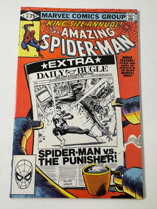 AMAZING SPIDER-MAN ANNUAL #15 NM- Frank Miller Cover