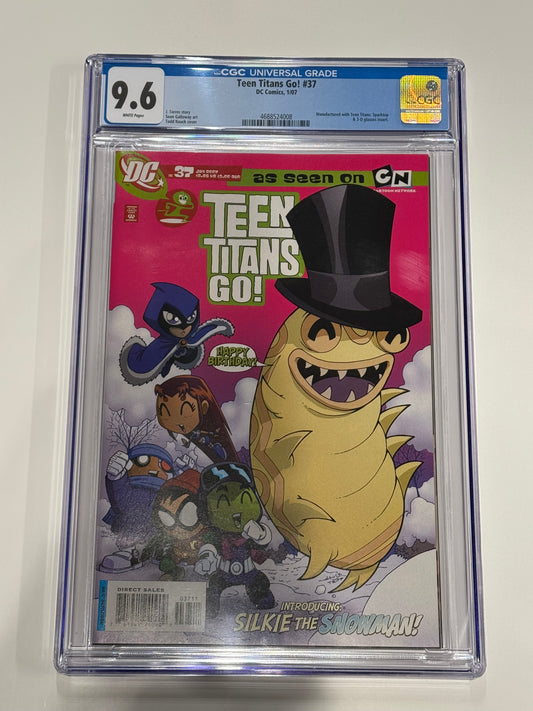 TEEN TITANS GO! #37 CGC 9.6 W/ 3D Glasses Insert