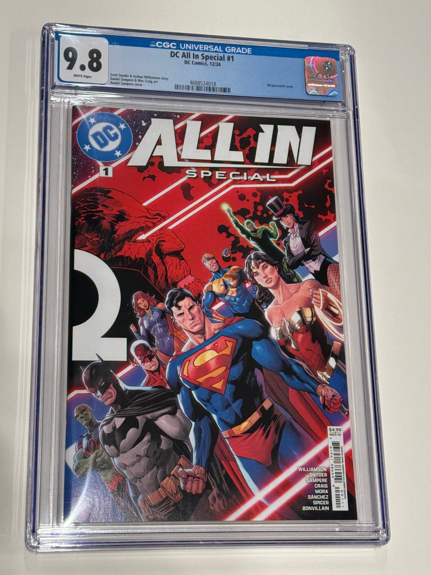 DC ALL IN SPECIAL #1 CGC 9.8