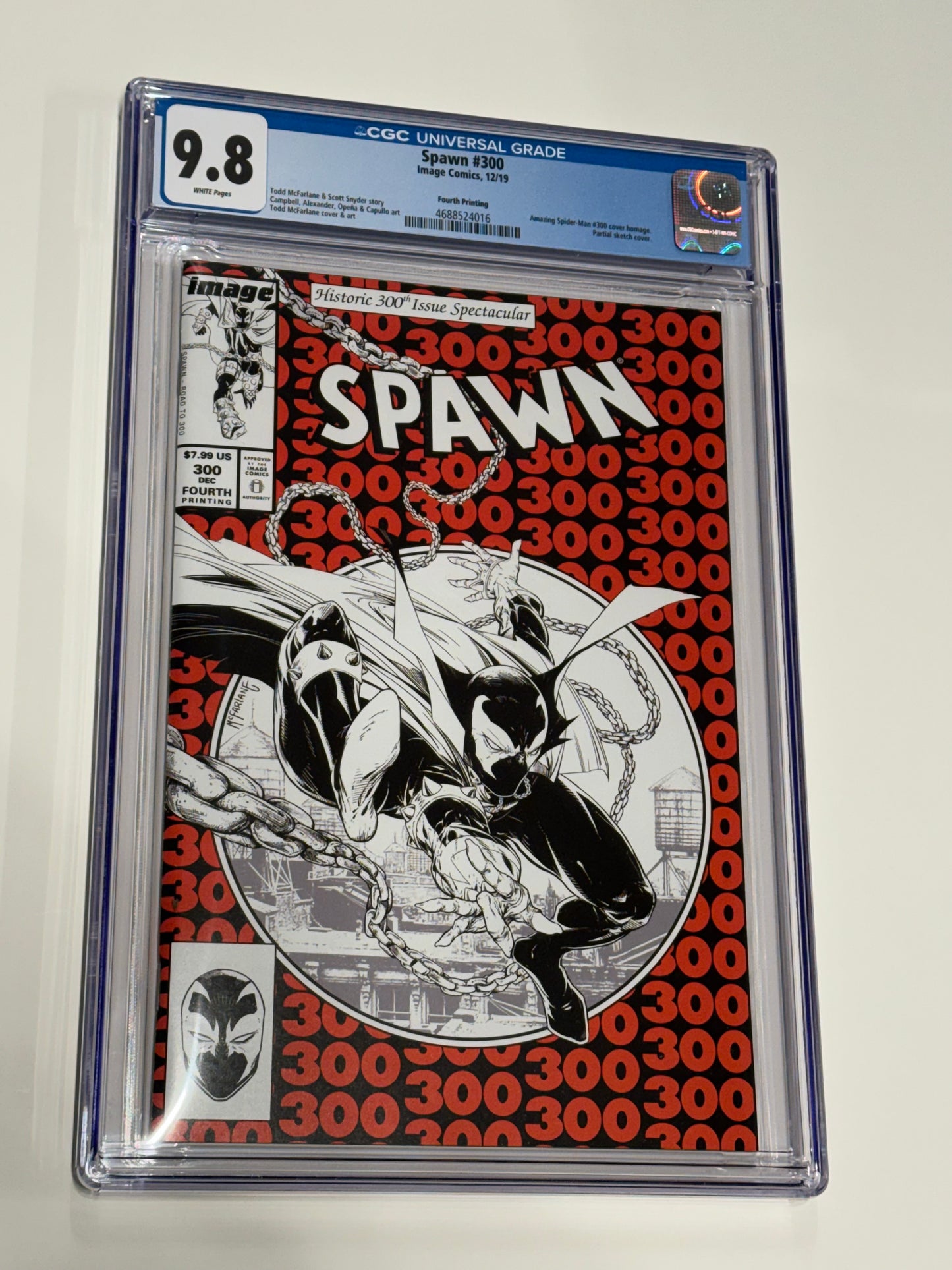 SPAWN #300 4th Print Variant CGC 9.8