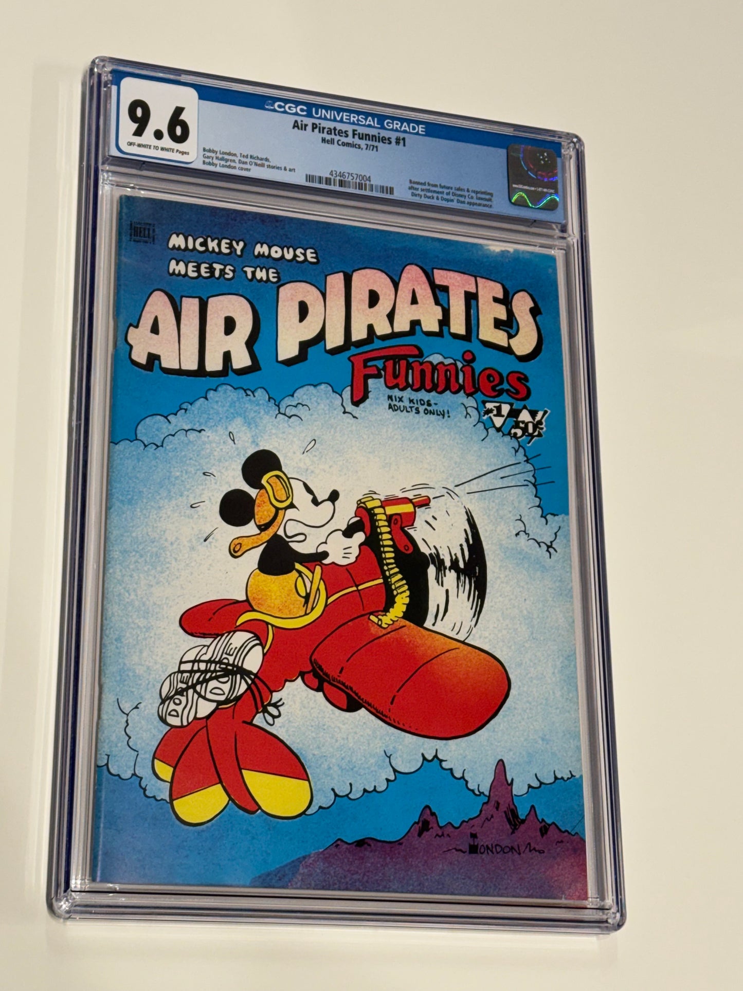 AIR PIRATE FUNNIES #1 CGC 9.6