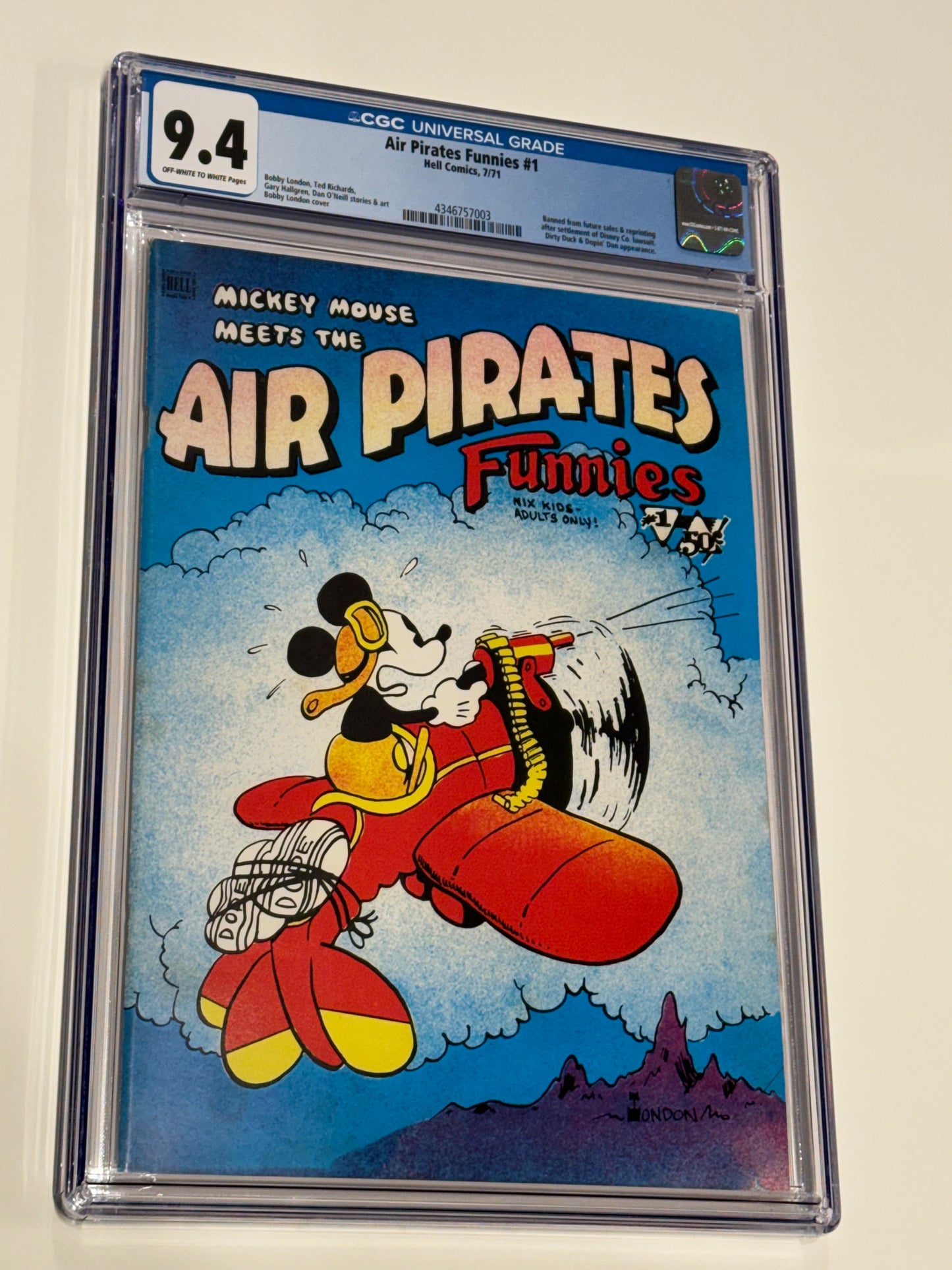 AIR PIRATE FUNNIES #1 CGC 9.4