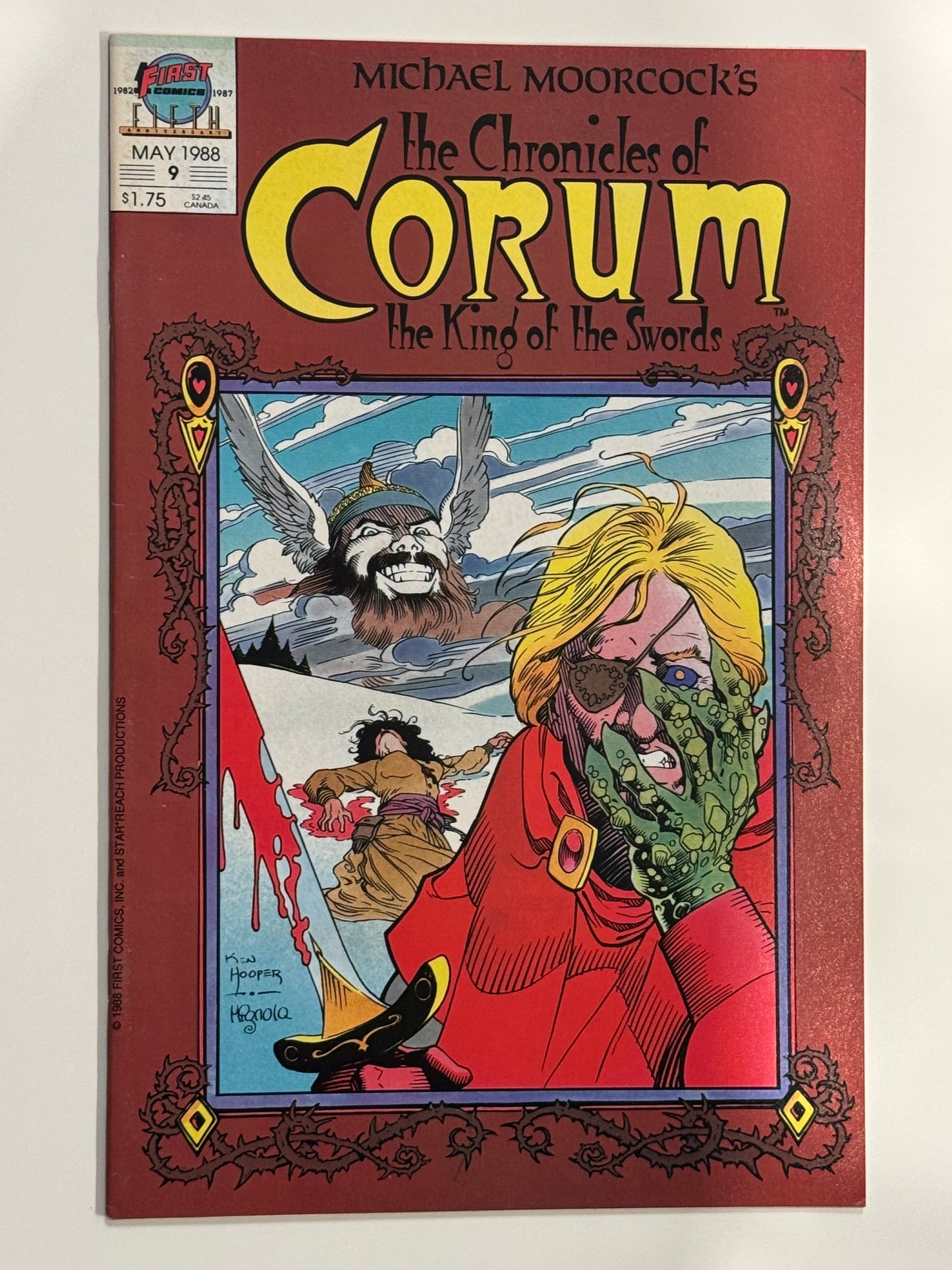 Michael Moorcock's THE CHRONICLES OF CORUM The King of The Swords #9 Mike Mignola COver (Copy)