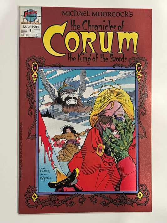 Michael Moorcock's THE CHRONICLES OF CORUM The King of The Swords #9 Mike Mignola COver (Copy)