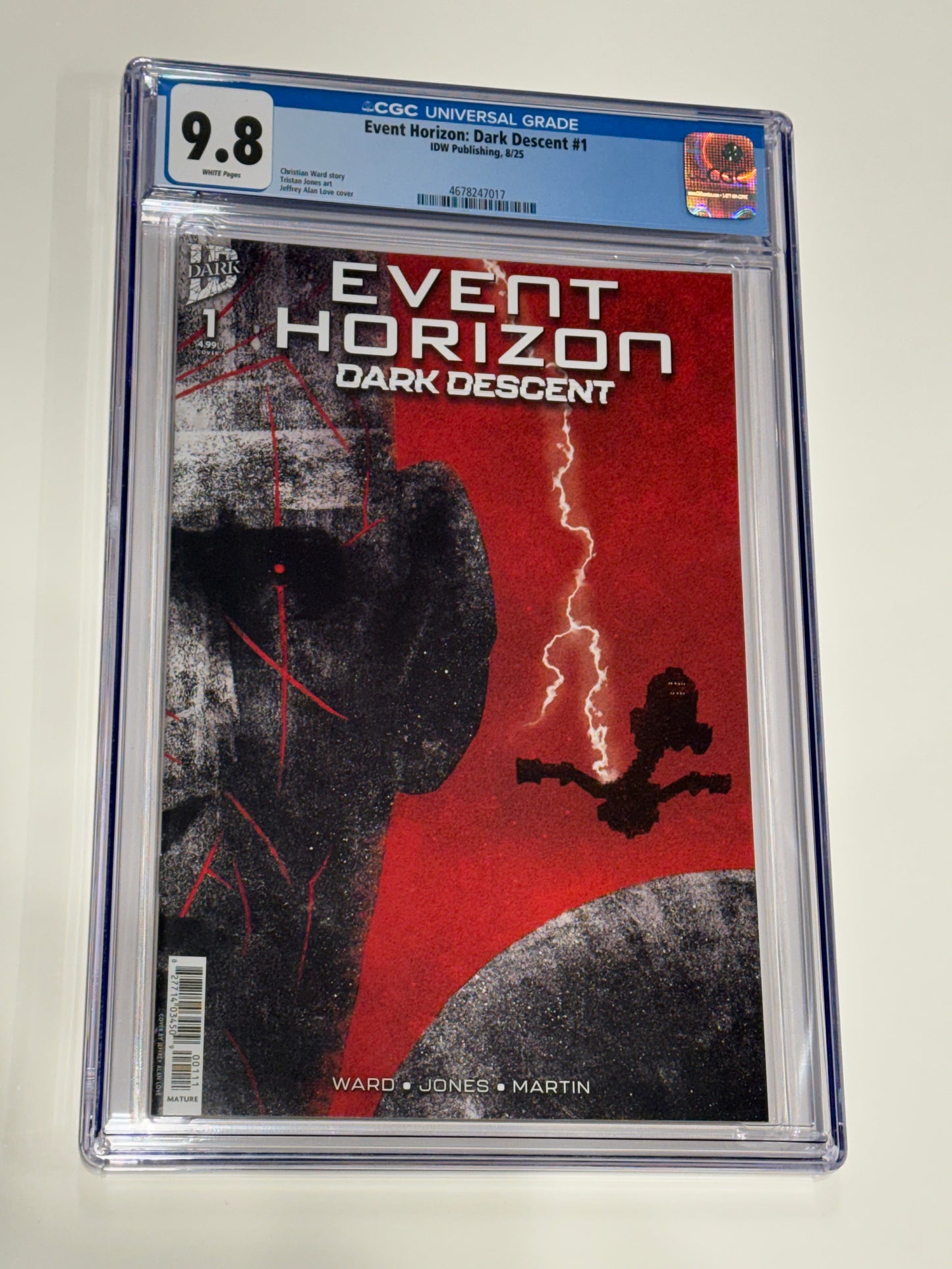 EVENT HORIZON Dark Descent #1 CGC 9.8 Jeffery Allen Love A Cover