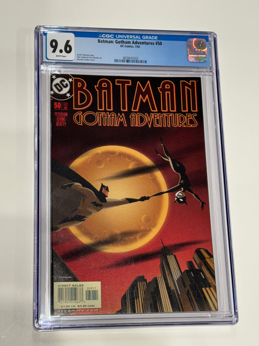 BATMAN GOTHAM ADVENTURES #50 CGC 9.6 Darwyn Cooke Cover