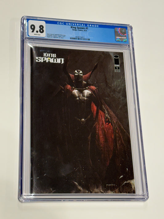 KING SPAWN #1 CGC 9.8 Puppeteer Lee A Cover