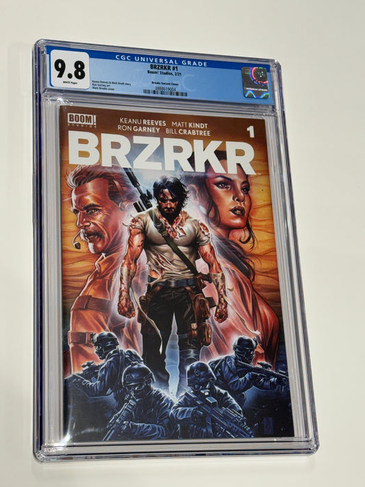 BRZRKR #1 CGC 9.8 Mark Brooks Variant