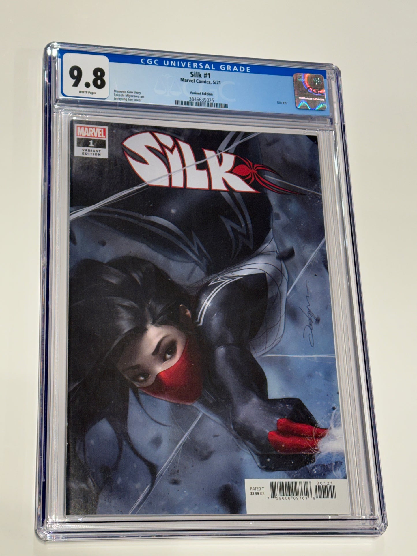 SILK #1 CGC 9.8 Jeehyung Lee Variant