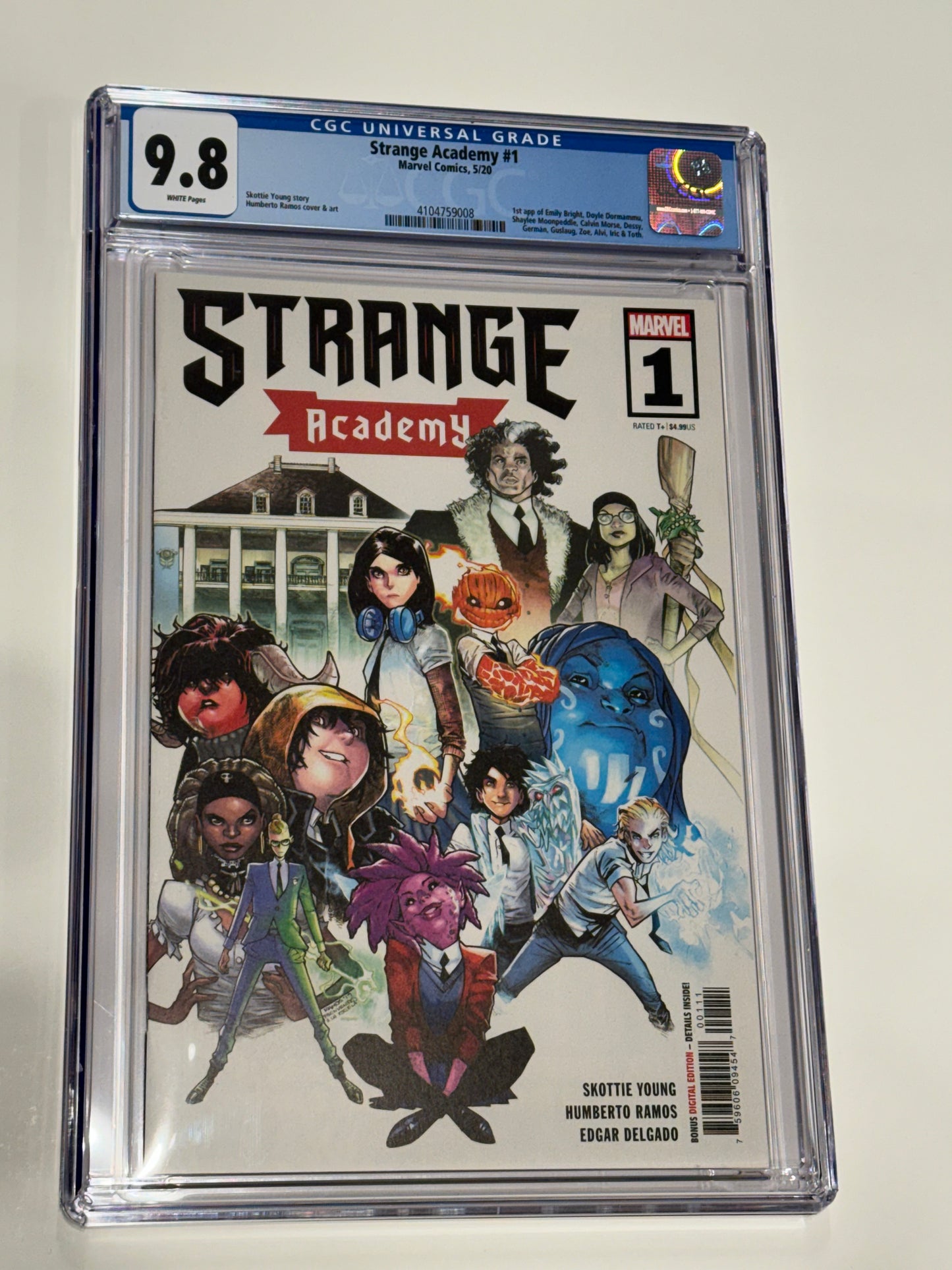 STRANGE ACADEMY #1 CGC 9.8 1ST APPEARANCE