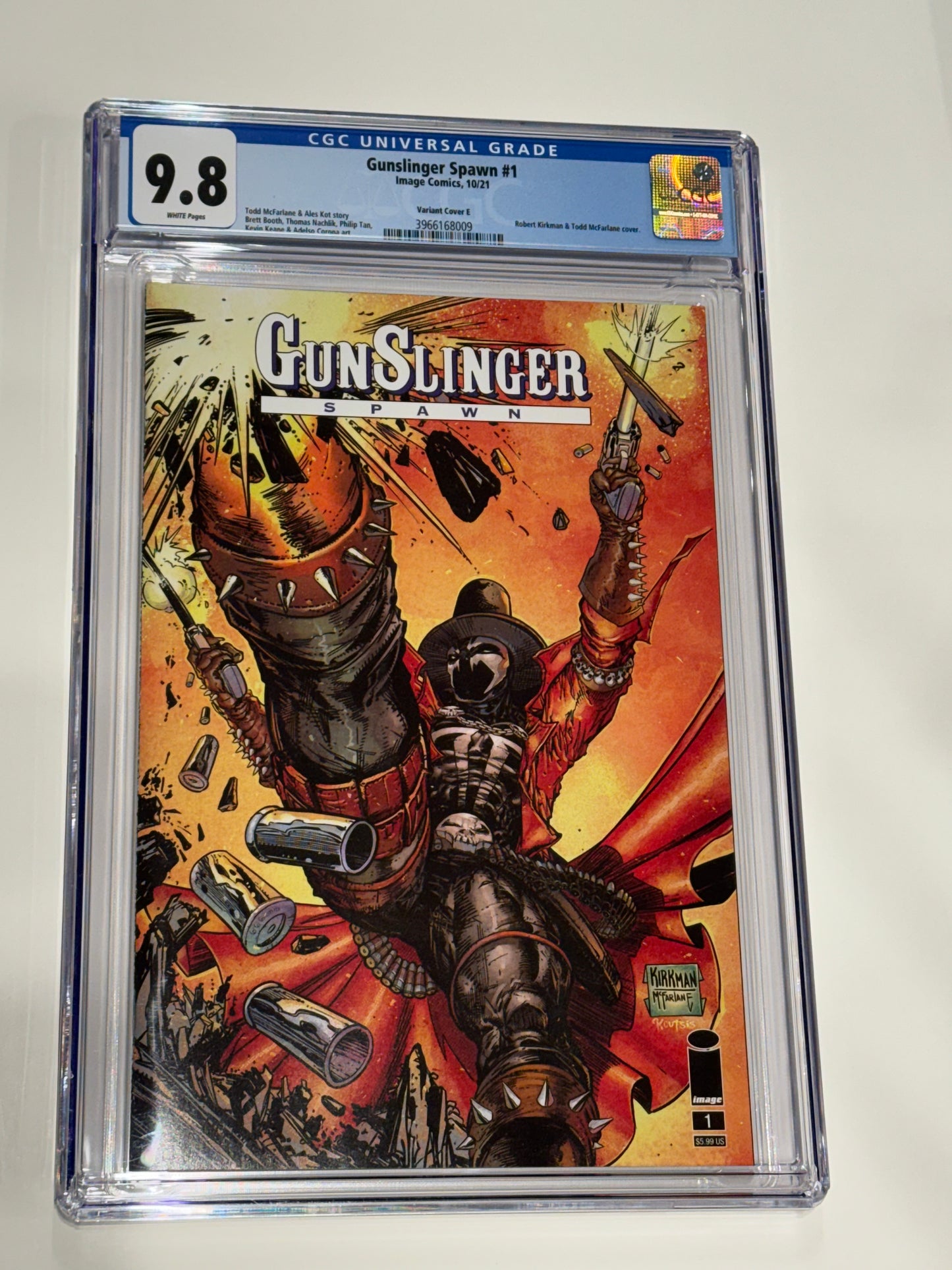 GUNSLINGER SPAWN #1 CGC 9.8 Robert Kirkman & Todd McFarlane Variant