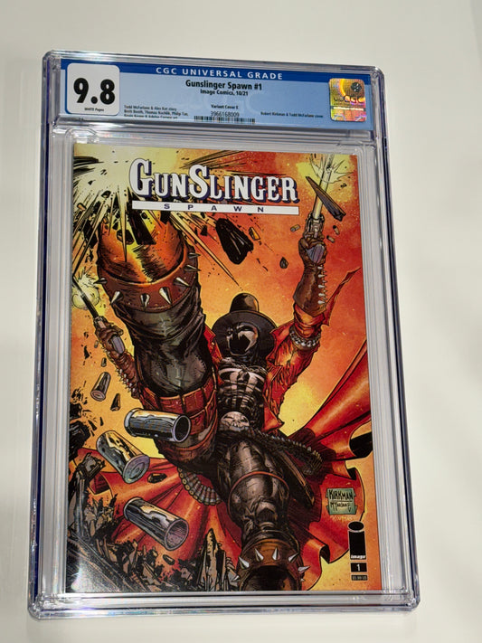 GUNSLINGER SPAWN #1 CGC 9.8 Robert Kirkman & Todd McFarlane Variant