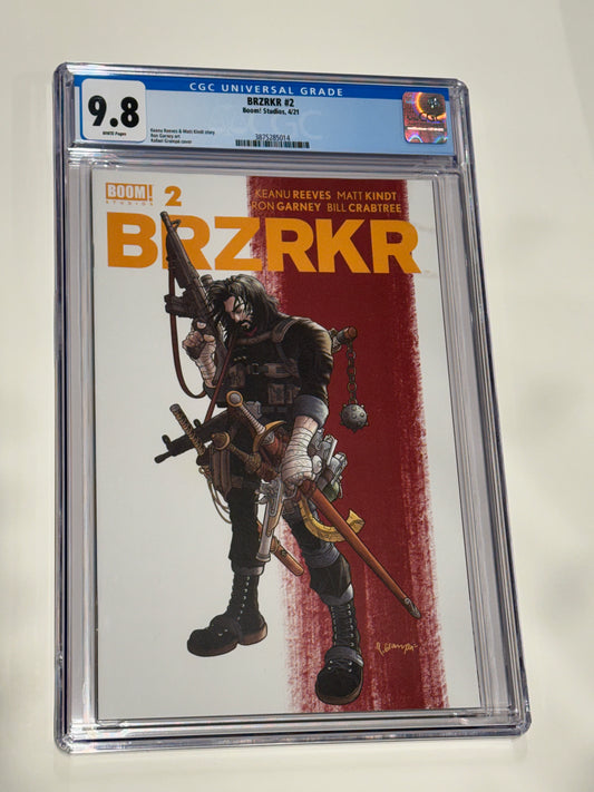 BRZRKR #2 CGC 9.8 Raphael Grampa Cover
