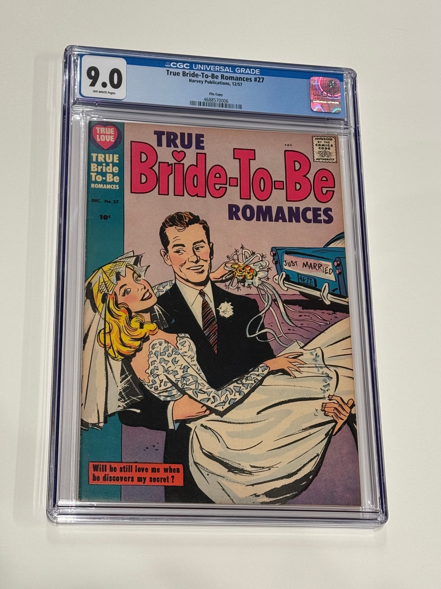 TRUE BRIDE-TO-BE ROMANCES #27 CGC 9.0