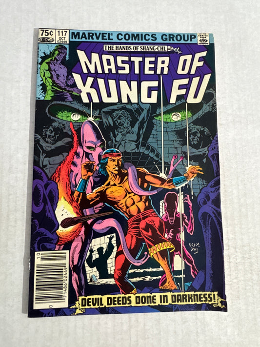 MASTER OF KUNG FU #117 FN/VF CANADIAN PRICE VARIANT