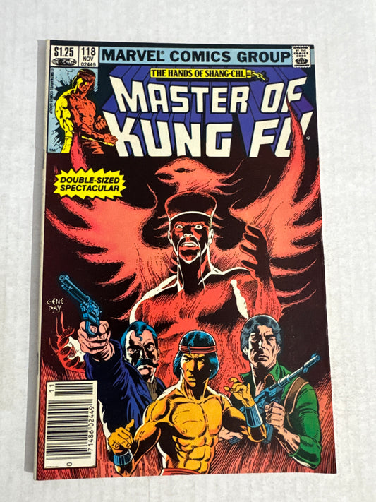 MASTER OF KUNG FU #118 VF CANADIAN PRICE VARIANT