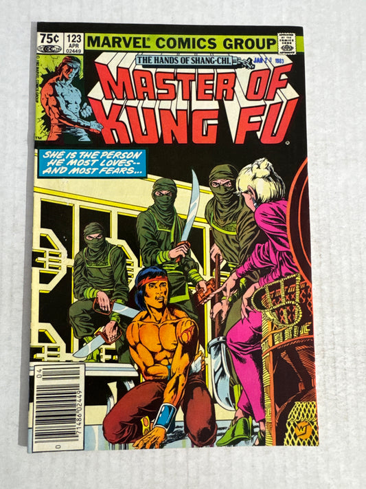 MASTER OF KUNG FU #123 VF/NM CANADIAN PRICE VARIANT