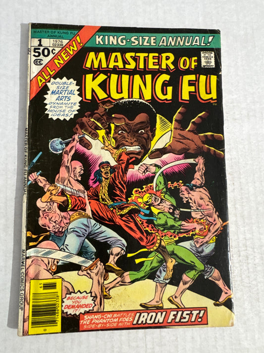 MASTER OF KUNG FU ANNUAL #1 GD+
