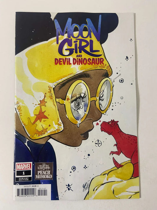 MOON GIRL & DEVIL DINOSAUR #1 Vol 2 NM Peach Momoko Variant