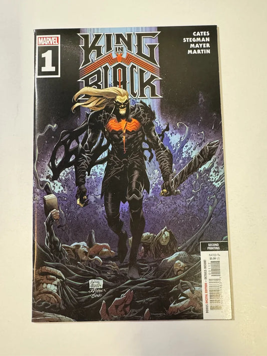 KING IN BLACK #1 NM 2nd Print Ryan Stegman Variant