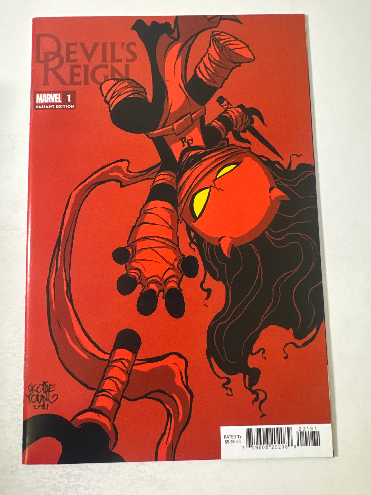DEVIL'S REIGN #1 VF/NM Skottie Young Variant