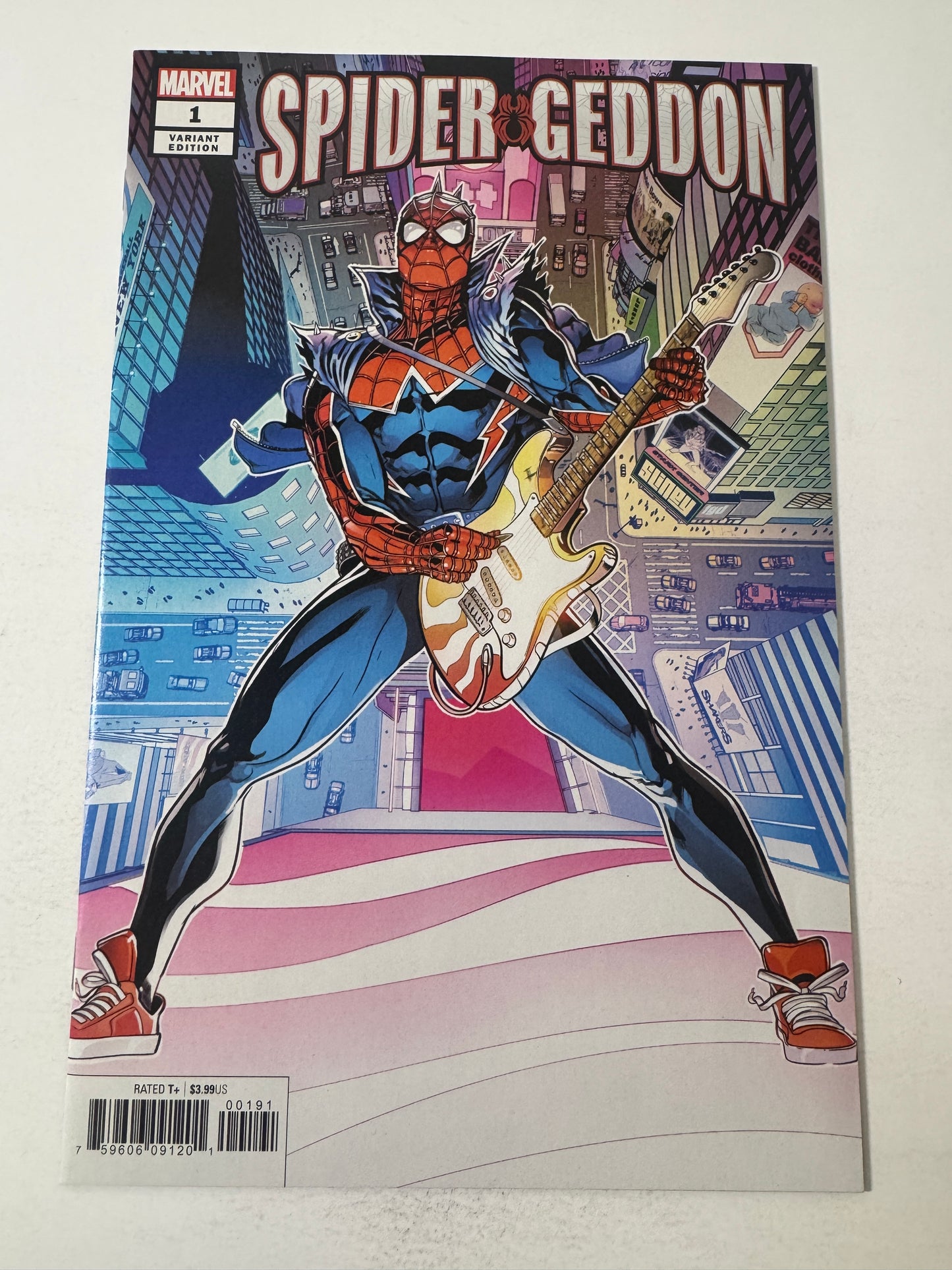 SPIDER-GEDDON #1 NM Sliney Spider-Punk Variant