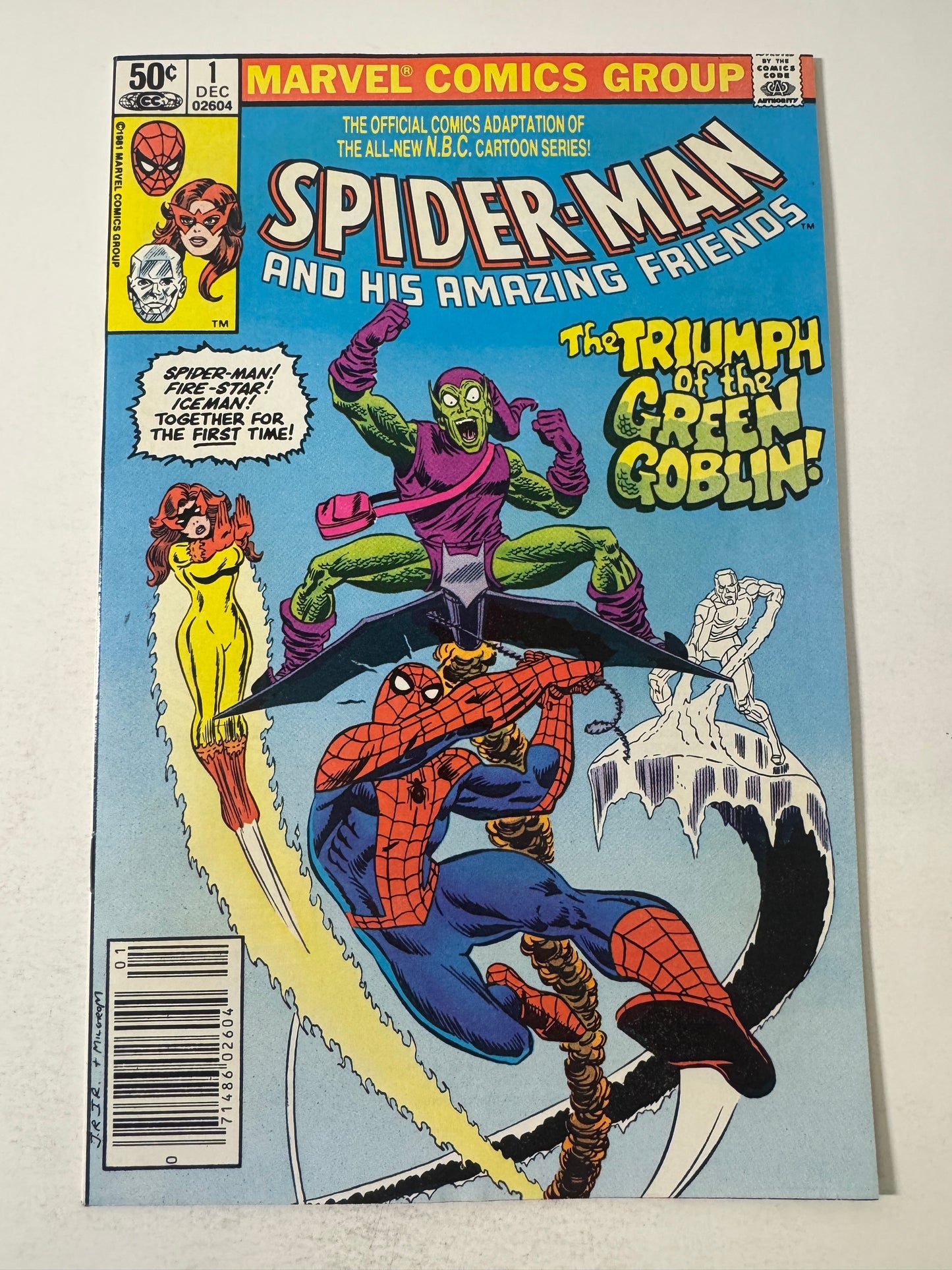 SPIDER-MAN AND HIS AMAZING FRIENDS #1 NM- 1ST APPEARANCE NEWSSTAND