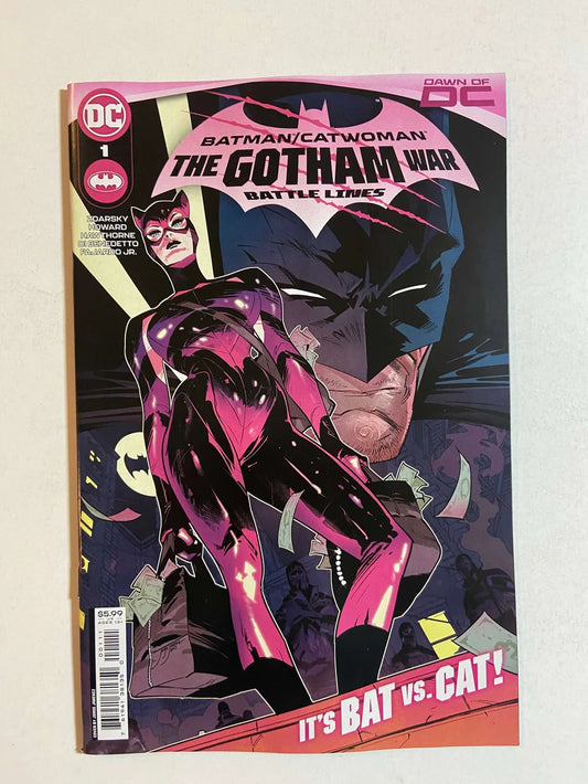 BATMAN CATWOMAN The Gotham War Battle Lines #1 NM Jorge Jimenez Cover
