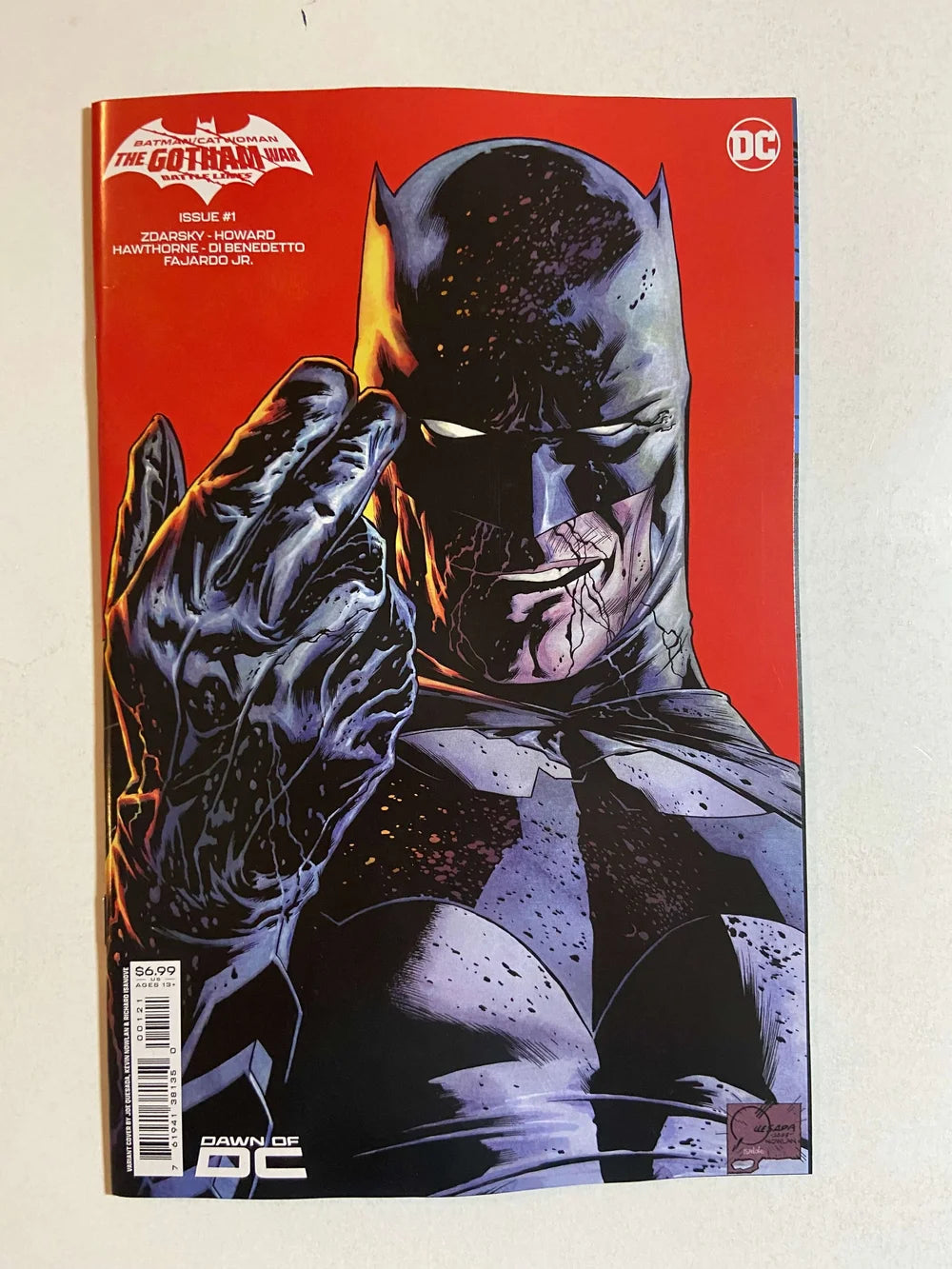 BATMAN CATWOMAN The Gotham War Battle Lines #1 NM Joe Quesada Variant