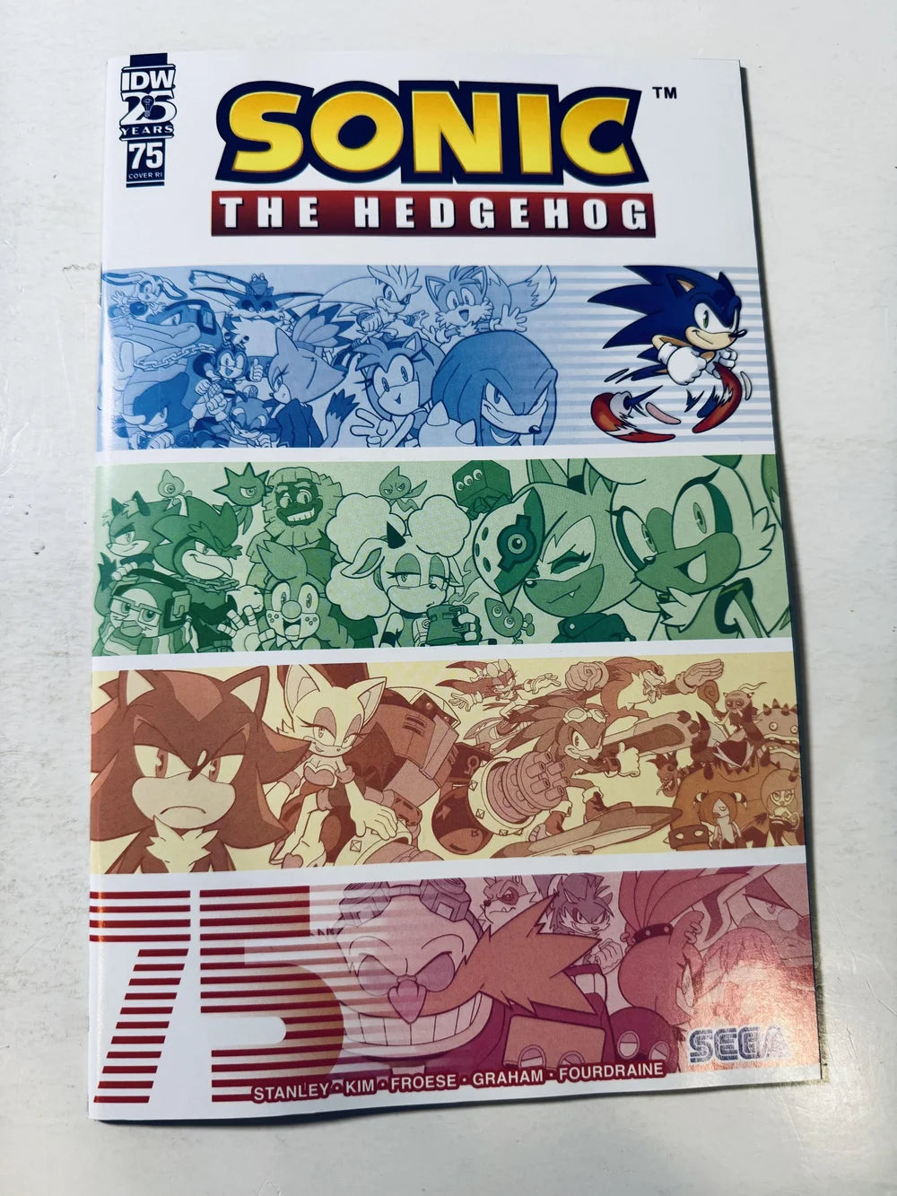 SONIC THE HEDGEHOG #75 NM 1:25 Variant