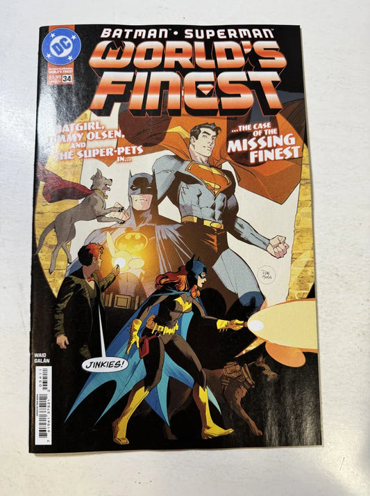 BATMAN SUPERMAN WORLD'S FINEST #34 NM Dan Mora Cover
