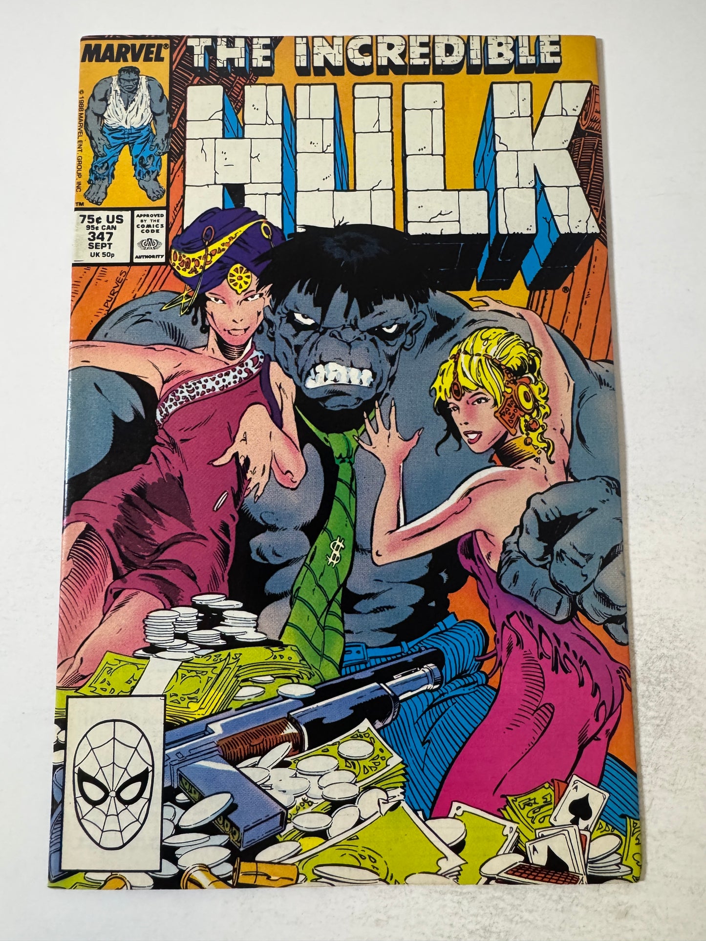 INCREDIBLE HULK #347 VF 1ST APPEARANCE