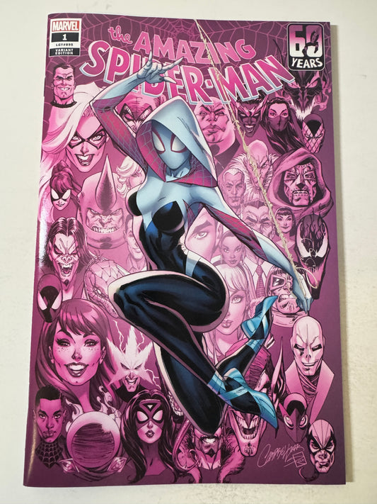 AMAZING SPIDER-MAN #1 Vol 6 NM J Scott Campebell Spider-Gwen Variant