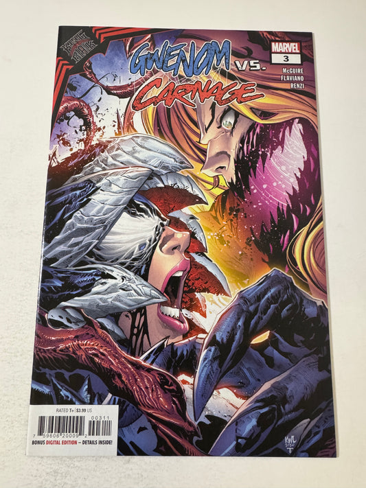 KING IN BLACK: GWENOM VS CARNAGE #3 NM