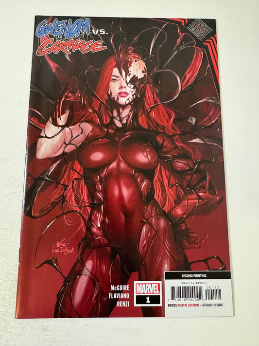 KING IN BLACK: GWENOM VS CARNAGE #1 NM 2nd Print Lee InHyuk Variant