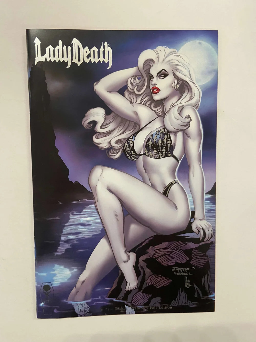 LADY DEATH Unholy Ruin #2 NM- Terry Dodson Premium Foil Edition Variant