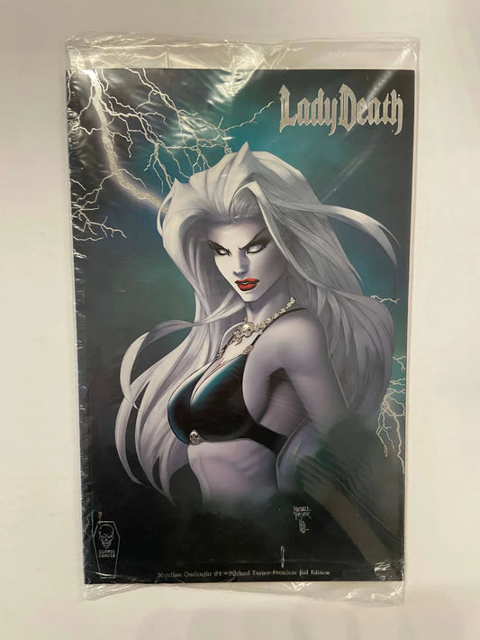 LADY DEATH Merciless Onslaught #1 NM Michael Turner Premium Foil Edition Variant