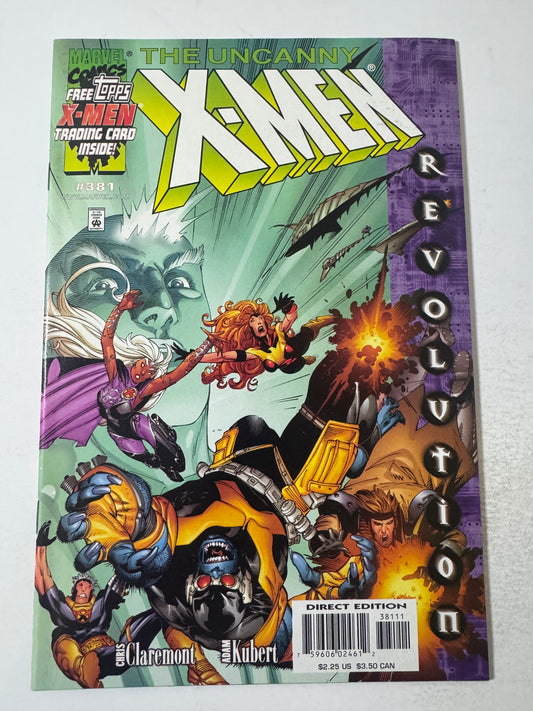 UNCANNY X-MEN #381 Adam Kubert Cover