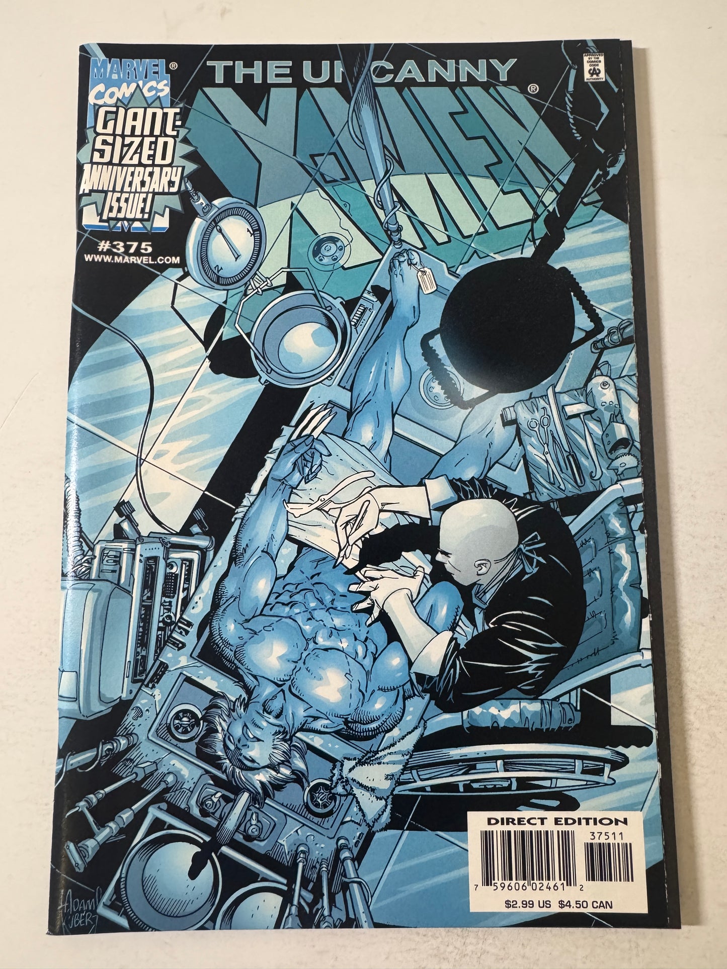 UNCANNY X-MEN #375 NM Adam Kubert Cover