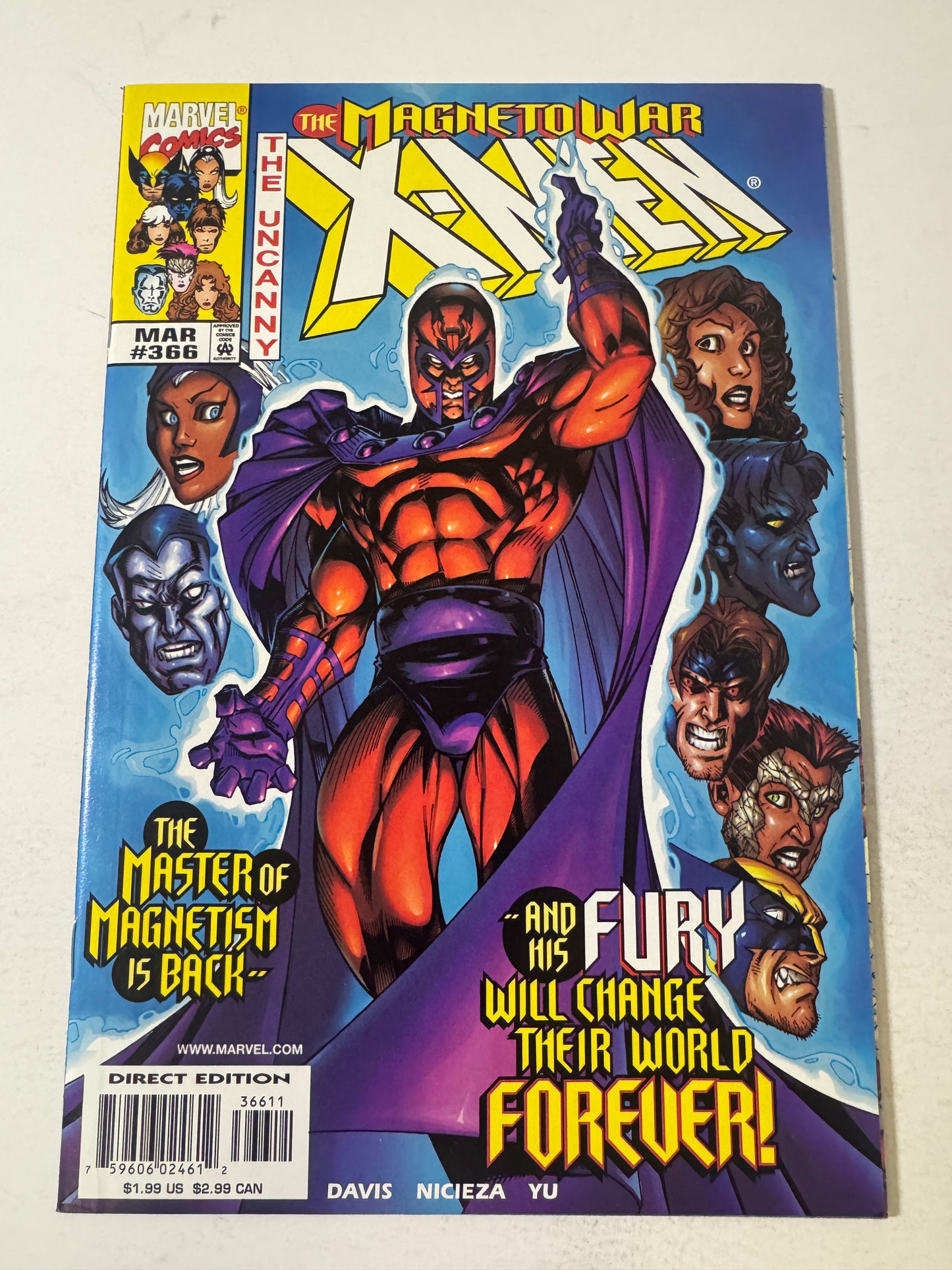 UNCANNY X-MEN #366 NM-