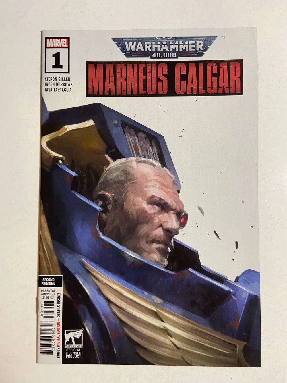WARHAMMER 40.000 Marneus Calgar #1 NM 2nd Print Variant