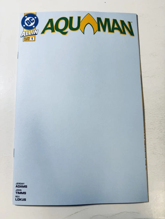 AQUAMAN #1 Vol 9 NM Blank Variant