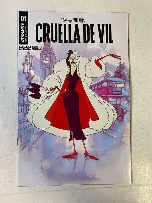 DISNEY VILLAINS : CRUELLA DE VIL #1 NM 1:15 Tinted Joshua Middleton Variant