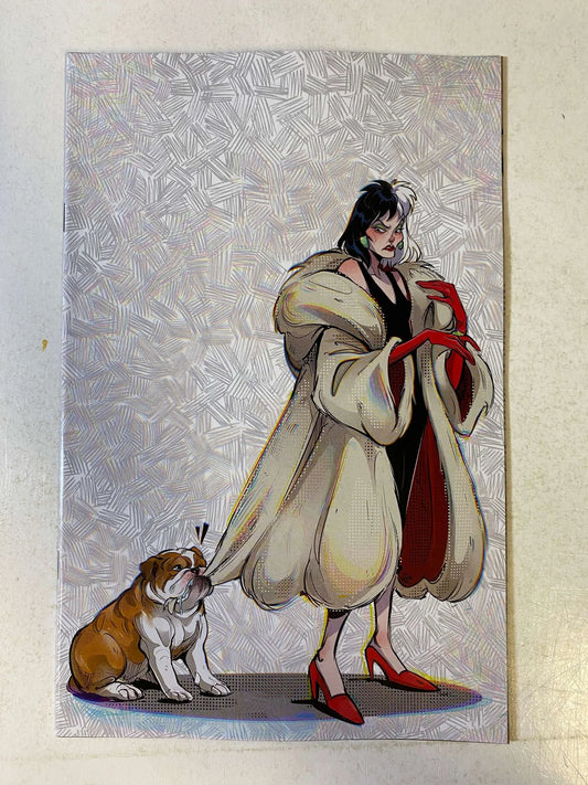DISNEY VILLAINS : CRUELLA DE VIL #1 NM 1:20 Virgin Lusky Variant